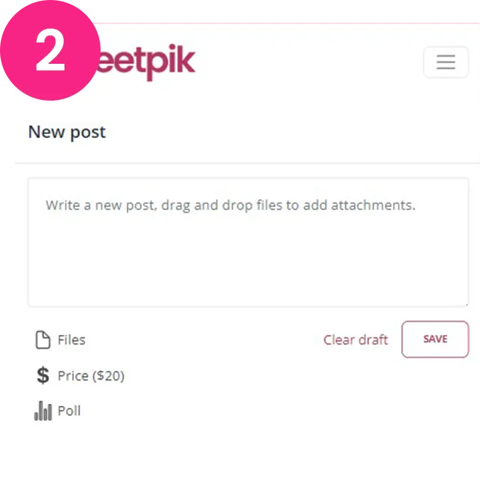 Upload feet pics to sell